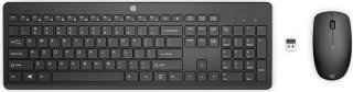 Kit Teclado e Mouse Sem Fio Hp 230 Preto