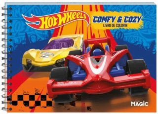 Livro ** Colorir Hot Wheels Comfy e Cozy 48Pag - Magic