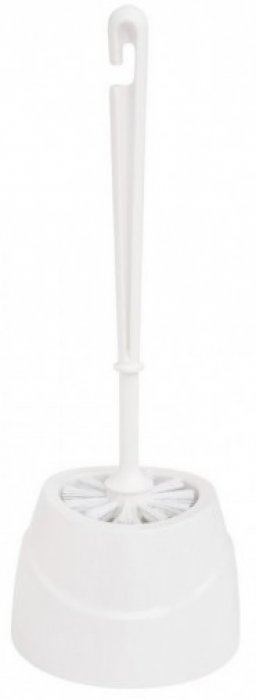 Escova Sanitaria Wc C/suporte Branca Limpa Mania 5208