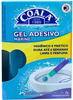 Gel Adesivo Sanitario **so Refil** Marine Coala 37G - 6 Apli