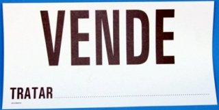 Placa Vende Papel  Tamoio