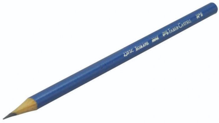 Lapis Preto Faber Redondo Ecolapis Azul N2 Hb