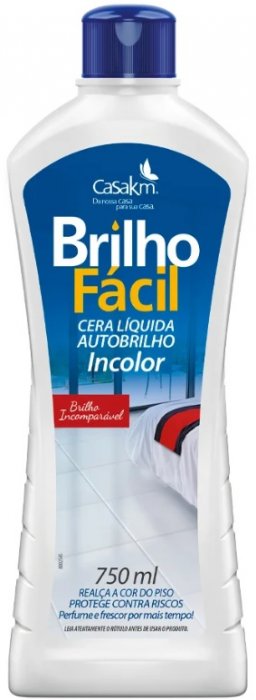 Cera Liquida Incolor 750Ml Brilho Facil